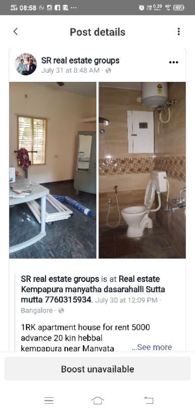 1RK · Semi Furnished · Builder Floor